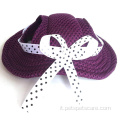 Cappello da pet da maglie di Princess Cap con buchi per le orecchie